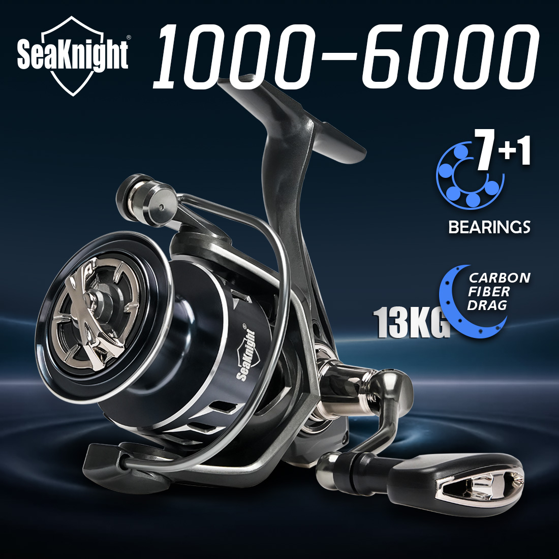 Kastking Reel Zephyr - SeaKnight Brand SANGE Series 1000-6000 Spinning