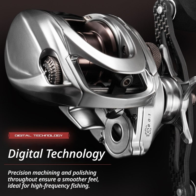 Takuma P8 Baitcast Reel Carbon - Ice Fishing Line 评论和价格